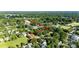 Aerial view of 18439 Victoria Bay Dr. near Downtown Cornelius, surrounded by lush greenery and neighborhood homes at 18439 Victoria Bay Dr, Cornelius, NC 28031
