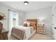 This bedroom has hardwood floors, white walls, and ample natural light at 19 Berea Baptist Church Rd, Stanfield, NC 28163