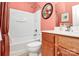 Bathroom featuring a tub, vanity, and toilet at 3079 Azalea Dr, Fort Mill, SC 29707