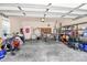 Spacious garage with ample storage space and visible overhead door mechanism at 3079 Azalea Dr, Fort Mill, SC 29707