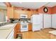 Bright kitchen features wood cabinets, modern appliances, and a spacious layout, perfect for culinary enthusiasts at 3079 Azalea Dr, Fort Mill, SC 29707
