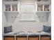 Organized mudroom featuring a bench, cubbies, and storage baskets for convenient organization at 5105 Paisano Ln, Waxhaw, NC 28173