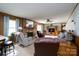 Comfortable living room area with a fireplace, seating, and entertainment center at 938 Kannapolis Pkwy, Concord, NC 28027