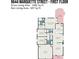 First floor plan featuring a primary bedroom, kitchen, living room, dining room, garage, and a patio at 9644 Marquette Nw St, Concord, NC 28027