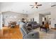 Spacious open-plan living area combines kitchen, dining, and living room at 1108 Mayapple Way, Belmont, NC 28012