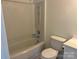 A clean, functional bathroom with a shower-tub combination and modern fixtures at 11123 Harrowfield Rd, Charlotte, NC 28226