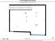 Basement floor plan showing utility and unfinished area of this Vale, NC home at 1173 Cat Square Rd, Vale, NC 28168