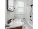 This bathroom features neutral walls, tile floor, and a shower and tub combination at 1281 Arges River Dr, Fort Mill, SC 29715