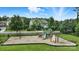 Community playground with swings, slides, and climbing structures, perfect for Gathering fun at 1281 Arges River Dr, Fort Mill, SC 29715