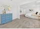 Well-lit bedroom with neutral decor, a calming aesthetic, and carpet at 1516 Respect Nw St, Concord, NC 28027