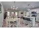 Open concept living space featuring a modern kitchen and a welcoming living area with stylish décor at 1916 Bess Town Rd, Bessemer City, NC 28016