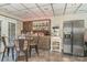 The bar area features decorative shelving, a wine rack and cooler perfect for entertaining guests at 216 Grand View Dr, New London, NC 28127