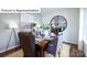A modern dining room with wooden floors and stylish decor at 513 Jacobus Ln, Monroe, NC 28112