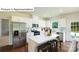 A modern kitchen featuring stainless steel appliances, an island, and lots of light at 513 Jacobus Ln, Monroe, NC 28112