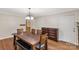 Spacious dining room featuring wood floors and classic furnishings at 6115 Campbell Rd, York, SC 29745