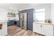 Kitchen featuring stainless steel appliances and a large window above the white countertop at 6320 Tilley Way, Matthews, NC 28105