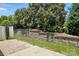 Backyard with brick retaining wall and patio perfect for outdoor entertaining at 809 Ayrshire Ave, Fort Mill, SC 29708