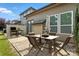 Backyard showing a patio dining set, a grill, and a neat fence, perfect for outdoor entertaining at 809 Ayrshire Ave, Fort Mill, SC 29708