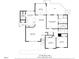 Detailed floor plan showcasing the layout of the home, including the living room, kitchen, and bedrooms at 975 Pine Knoll Rd, Fort Mill, SC 29715