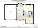 Detailed main floor plan showing kitchen, living room, garage, dining, and office spaces at 111 Painted Bunting Dr, Troutman, NC 28166