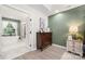 Primary bathroom featuring a soaking tub and a separate walk-in shower at 1125 Victoria Blake Ln, Belmont, NC 28012