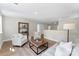 Stylish loft design with plush seating arrangements, natural lighting, and modern accents at 1227 Breezewood Dr, Charlotte, NC 28262