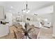 Open concept living with a seamless transition from the kitchen and dining area to the living room at 1227 Breezewood Dr, Charlotte, NC 28262