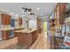 Beautiful kitchen with stainless steel appliances, granite countertops, and ample storage at 125 Snow Fountain Ln, Mooresville, NC 28115