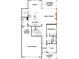 Main level floor plan featuring a kitchen, great room, dining, garage, and a bedroom suite at 15012 Brownleigh Ln # 30, Huntersville, NC 28078