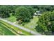 An aerial view of the property showing a home, a large lot, and a neighborhood at 151 Third Creek Rd, Statesville, NC 28677