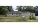 Backyard view of single-story home with grassy lawn at 1521 N Piedmont Ave, Kings Mountain, NC 28086