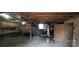Barn interior showing the construction and storage area at 1521 N Piedmont Ave, Kings Mountain, NC 28086