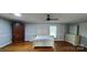 Large bedroom with ceiling fan and natural light at 1521 N Piedmont Ave, Kings Mountain, NC 28086
