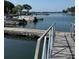 View of boat dock on a sunny day, showcasing easy access to the lake and boating opportunities at 18511 Harborside Dr, Cornelius, NC 28031