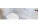 Close up of a standard white toilet at 2143 Barrowcliffe Nw Dr, Concord, NC 28027
