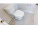 Bathroom with a modern, white toilet at 2143 Barrowcliffe Nw Dr, Concord, NC 28027