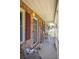 Cozy front porch with rocking chairs, perfect for enjoying the outdoors at 2526 Ashford Dr, Newton, NC 28658