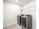 Modern laundry room with new washer and dryer at 4046 Armstrong Farm Dr, Belmont, NC 28012