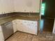 Modern kitchen featuring granite counters, stainless steel appliances, and tile floors at 4050 Rollingwood Cir, Rock Hill, SC 29732