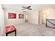 Spacious bonus room featuring neutral carpeting, offering a versatile area for entertainment or relaxation at 5079 Nighthawk Dr, Fort Mill, SC 29707