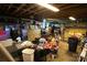 Unfinished basement with exposed ceiling, and stored items at 5329 E Highway 27 Hwy, Iron Station, NC 28080