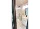 Modern bathroom features glass enclosed shower, vanity with sink and contemporary fixtures at 616 W Marion St, Shelby, NC 28150
