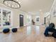 Bright living room with large windows, modern lighting, and stylish decor at 616 W Marion St, Shelby, NC 28150