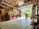 Spacious garage workshop area with work bench, and equipment at 1335 33Rd Avenue Ne Dr, Hickory, NC 28601