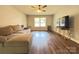 Comfortable living room with natural light and hardwood floors at 1335 33Rd Avenue Ne Dr, Hickory, NC 28601