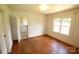 Bedroom with hardwood floors and natural light at 1541 Kings Rd, Shelby, NC 28150