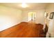 Spacious living room with fireplace and hardwood floors at 1541 Kings Rd, Shelby, NC 28150