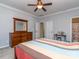 Well-lit bedroom with warm tones, offering ample space and inviting comfort at 15739 Circlegreen Dr, Charlotte, NC 28273