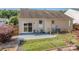Cozy backyard patio with seating, ideal for relaxing and enjoying the outdoor space at 15739 Circlegreen Dr, Charlotte, NC 28273