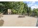 Relaxing common area complete with lounge chairs and beautiful outdoor space at 207 N Dotger Ave # C14, Charlotte, NC 28207
